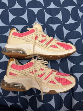 Zapatillas Michael Kors Talla 38 Beige/Rosa