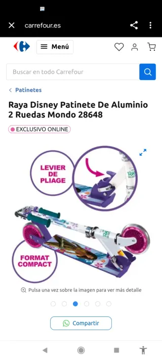 Patinete infantil de Aluminio