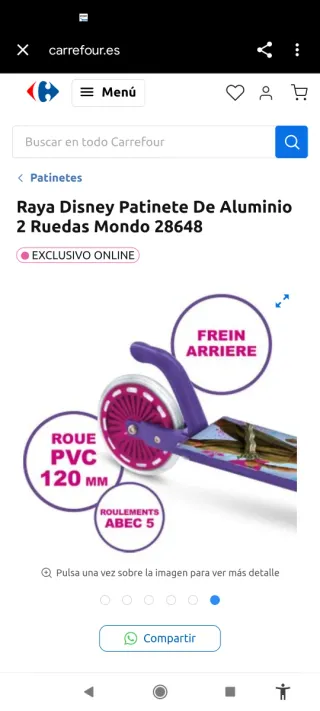 Patinete infantil de Aluminio