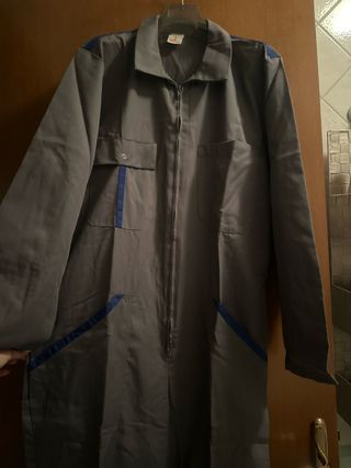 Tuta da lavoro grigia manica lunga