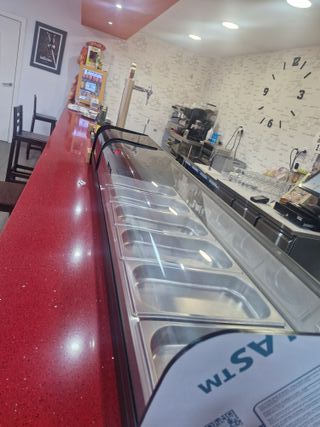 Vitrina expositora tapas