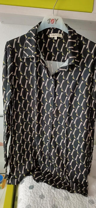 Camisa Surkana Algodón Estampada XL
