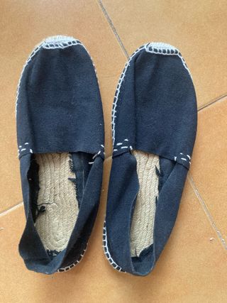 Alpargatas negras talla 40