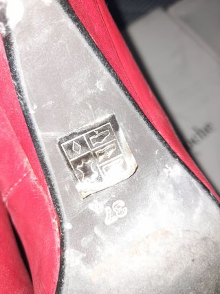 Zapatos KMB Piel Mujer Rojo Talla 37