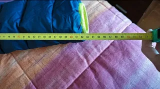 Chaqueta plumífero Decathlon amarilla talla XS