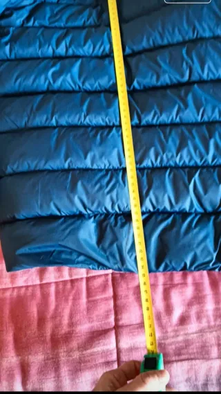 Chaqueta plumífero Decathlon amarilla talla XS