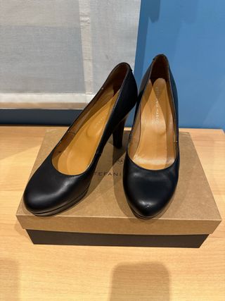 Tacones Estefania Marco Negros