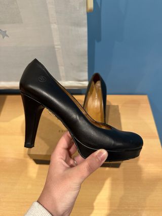 Tacones Estefania Marco Negros