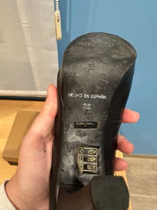 Tacones Estefania Marco Negros