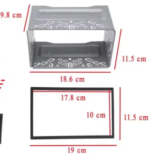 Cajon Marco Metalico Radio 2DIN Universal