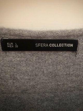 Sfera Chaquetón Gris Claro Talla L
