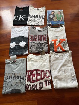 Lote 10 Camisetas Niño Manga corta Zara, alive