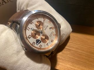 Reloj Jaguar Cronógrafo Dorado y Plateado