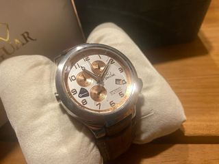 Reloj Jaguar Cronógrafo Dorado y Plateado