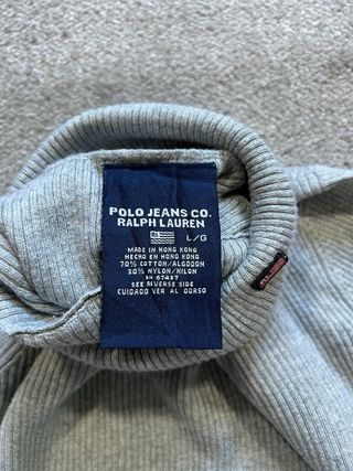 Jersey Ralph Lauren Cuello Alto Gris
