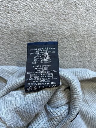 Jersey Ralph Lauren Cuello Alto Gris