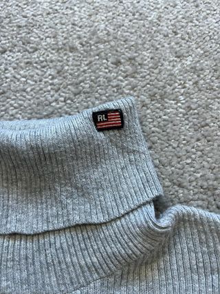 Jersey Ralph Lauren Cuello Alto Gris