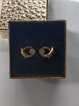 Pendientes Oro 18k con Circonita