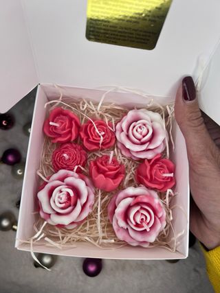 Candele decorative profumate "Giardino di Rose"