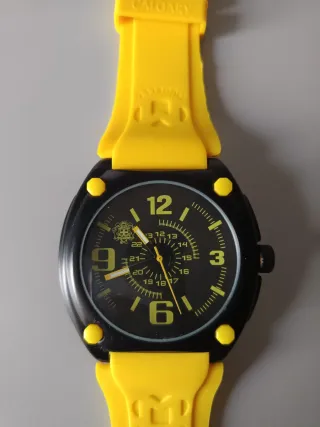 Orologio CALGARY MUDELLO Giallo da Uomo