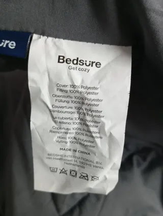 Edredón cama 90 gris  BEDSURE