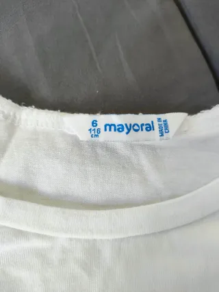 T-shirt Mayoral 6 anos como nova