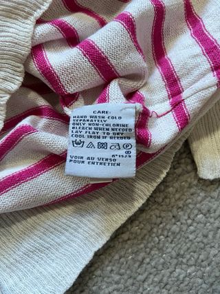 Jersey Ralph Lauren Rosa y Blanco