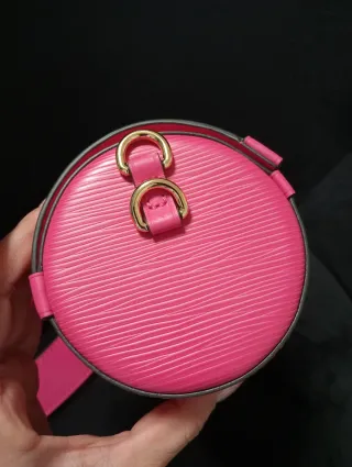 Bolso Louis Vuitton Cilindro Rosa Dorado