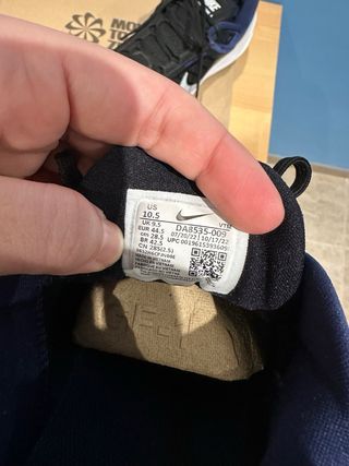 Zapatillas Nike Running Negras y Azules