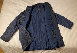 Abrigo Cortefiel Azul Talla L