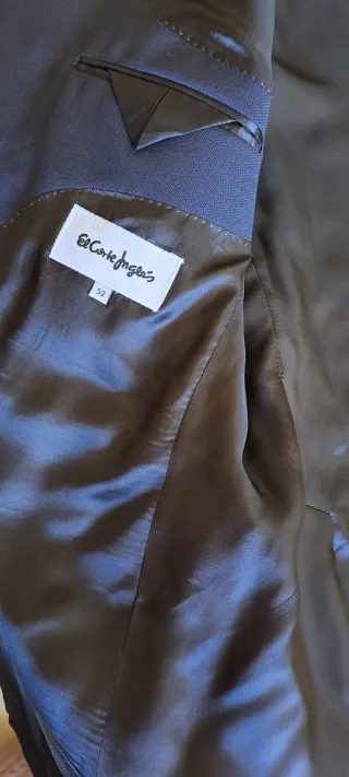 Traje de chaqueta azul para caballero