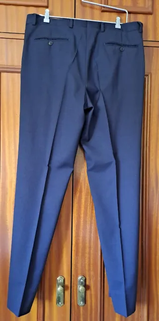 Traje de chaqueta azul para caballero