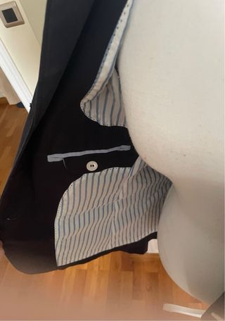 Chaqueta Pedro del Hierro azul marino con coderas