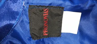 Vestido vintage azul con flores