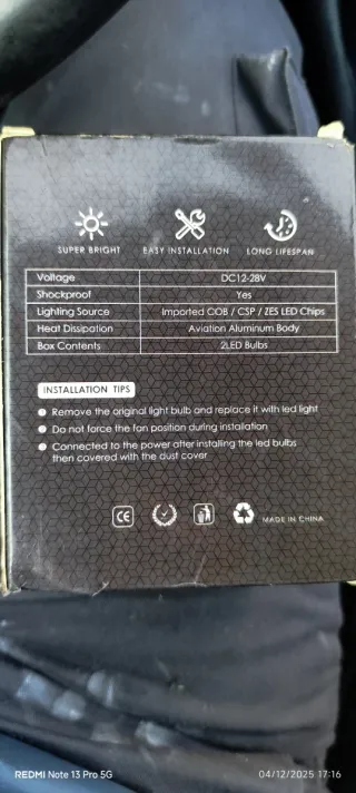 Bombillas LED H3 Auxiracer