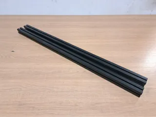 Perfiles de Aluminio Ranurado (4KG)