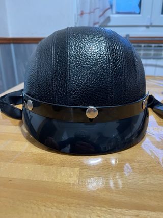 Casco moto negro talla L envío disponible