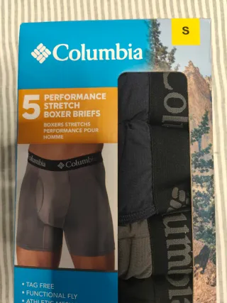 5 bóxer elásticos de alto rendimiento Columbia