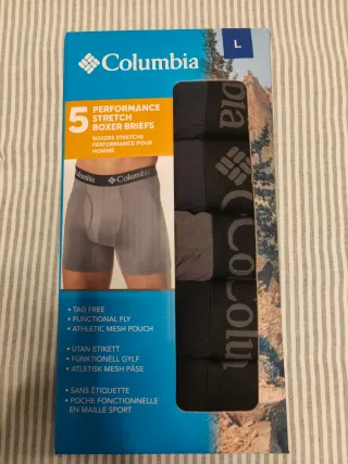 5 bóxer elásticos de alto rendimiento Columbia
