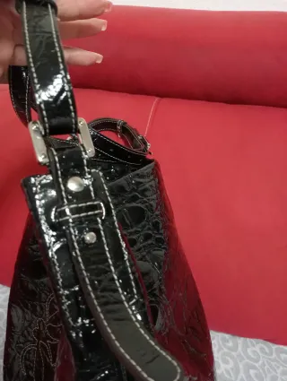 Bolso Loewe Negro Charol