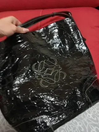 Bolso Loewe Negro Charol