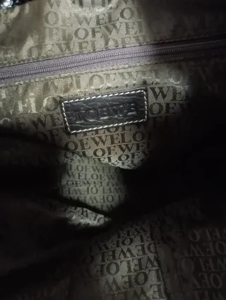 Bolso Loewe Negro Charol