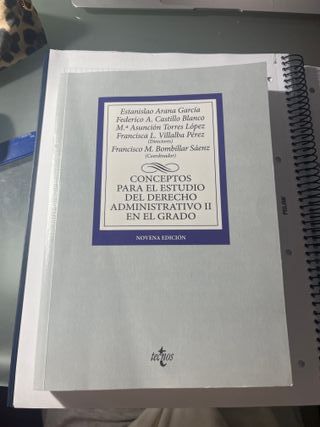 Conceptos para el estudio del Derecho administr...