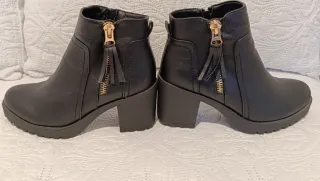 Botas negras plataforma T-38