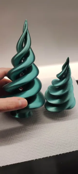 Alberi Natale stampato 3D Filamento Verde Seta