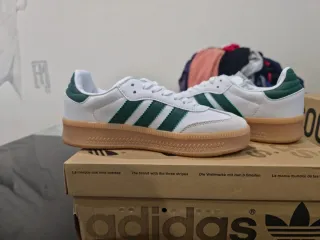 Adidas Samba Talla 36 Verde/Blanco