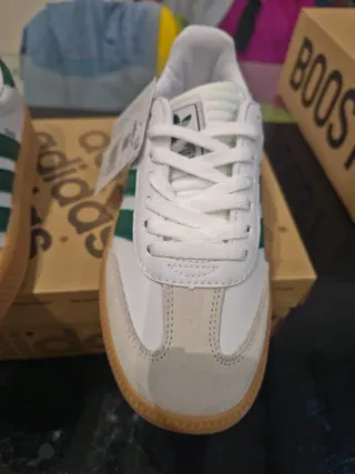 Adidas Samba Talla 36 Verde/Blanco