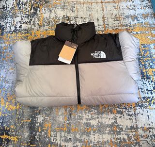 Chaqueta The North Face Beige y Negra