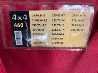 Cadenas Nieve 4x4 Talla 420