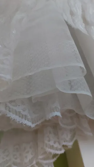 Falda Enagua Antigua Vintage Niña